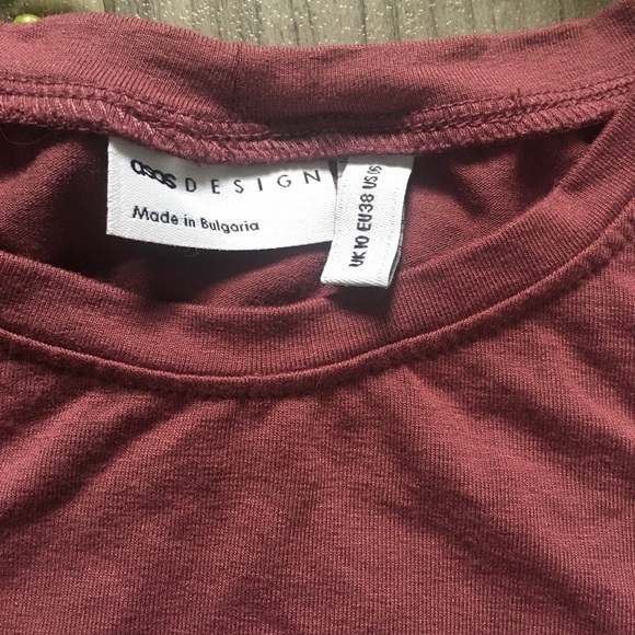 ASOS Side Ruche Crop Tee 🍬 - Picture 3 of 5